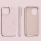 For iPhone 16 Pro Max Liquid Silicone Magsafe Phone Case with AI Camera Control Button(Pink) - 2