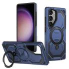 For Samsung Galaxy S23 5G Cooling MagSafe Holder Phone Case(Blue) - 1