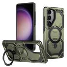 For Samsung Galaxy S23 5G Cooling MagSafe Holder Phone Case(Green) - 1