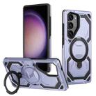 For Samsung Galaxy S23+ 5G Cooling MagSafe Holder Phone Case(Light Blue) - 1