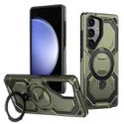 For Samsung Galaxy S23 FE 5G Cooling MagSafe Holder Phone Case(Green) - 1
