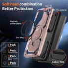 For Samsung Galaxy S25 Ultra 5G Cooling MagSafe Holder Phone Case(Rose Gold) - 2