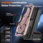 For Samsung Galaxy S24 Ultra 5G Cooling MagSafe Holder Phone Case(Rose Gold) - 2