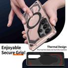 For Samsung Galaxy S24 Ultra 5G Cooling MagSafe Holder Phone Case(Rose Gold) - 3