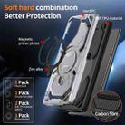 For Samsung Galaxy S24 FE 5G Cooling MagSafe Holder Phone Case(Silver) - 2