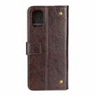 For Samsung Galaxy M51 (Side Fingerprint Version) Copper Buckle Nappa Texture Horizontal Flip Leather Case with Holder & Card Slots & Wallet(Coffee) - 2