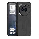 For Nothing Phone 3a GKK Three Stage Splicing Full Coverage PC Phone Case(Black) - 1