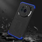 For Nothing Phone 3a Pro GKK Three Stage Splicing Full Coverage PC Phone Case(Black Blue) - 2