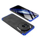 For Nothing Phone 3a Pro GKK Three Stage Splicing Full Coverage PC Phone Case(Black Blue) - 3