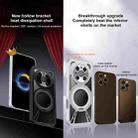 For Huawei Mate 40 Pro Cooling Hollow Metal Holder MagSafe Phone Case(Silver) - 3