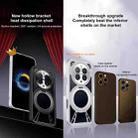 For Huawei Mate 50 Pro Cooling Hollow Metal Holder MagSafe Phone Case(Black) - 3