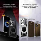 For Huawei P50 Cooling Hollow Metal Holder MagSafe Phone Case(Black) - 3