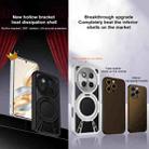 For Honor X60 Pro Cooling Hollow Metal Holder MagSafe Phone Case(Silver) - 2