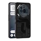 For Nothing Phone 3a Pro GKK Skin Feel Leather Frosted Phone Case(Black) - 1