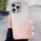 For iPhone 14 Pro Metal Lens Frame Gradient PC MagSafe Phone Case(Gold) - 1