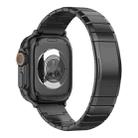 For Apple Watch 42mm / 41mm / 40mm / 38mm One-Bead Pure Titanium Buckle Watch Band(Black) - 3