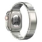 For Apple Watch 42mm / 41mm / 40mm / 38mm One-Bead Pure Titanium Buckle Watch Band(Titanium) - 3
