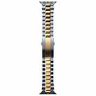For Apple Watch 46mm / 49mm / 45mm / 44mm T-shaped Turtle Buckle Detachable Titanium Watch Band(Blue Gold) - 2