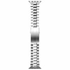 For Apple Watch 46mm / 49mm / 45mm / 44mm T-shaped Turtle Buckle Detachable Titanium Watch Band(Silver) - 2