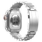 For Apple Watch 46mm / 49mm / 45mm / 44mm T-shaped Turtle Buckle Detachable Titanium Watch Band(Silver) - 3