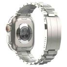 For Apple Watch 42mm / 41mm / 40mm / 38mm T-shaped Turtle Buckle Detachable Titanium Watch Band(Titanium) - 3