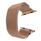 For Apple Watch 42mm / 41mm / 40mm / 38mm xDfind Milanese Loop Magnetic Metal Watch Band(Rose Gold) - 2