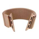 For Apple Watch 42mm / 41mm / 40mm / 38mm xDfind Milanese Loop Magnetic Metal Watch Band(Rose Gold) - 3