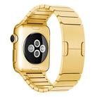 For Apple Watch 42mm / 41mm / 40mm / 38mm xDfind One Bead Stainless Steel Watch Band(Gold) - 3
