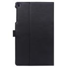 For Samsung Galaxy Tab A 10.1 (2019) T510 / T515 Retro Texture PU Horizontal Flip Leather Case with Holder & Card Slots & Hand Strap(Black) - 3