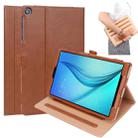 For Samsung Galaxy Tab A 10.1 (2019) T510 / T515 Retro Texture PU Horizontal Flip Leather Case with Holder & Card Slots & Hand Strap(Brown) - 1