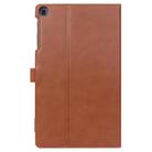 For Samsung Galaxy Tab A 10.1 (2019) T510 / T515 Retro Texture PU Horizontal Flip Leather Case with Holder & Card Slots & Hand Strap(Brown) - 2