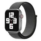 For Apple Watch 46mm / 49mm / 45mm / 44mm xDfind Nylon Loop Hook and Loop Fastener Watch Band(Dark Olive) - 1