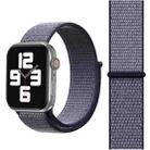 For Apple Watch 46mm / 49mm / 45mm / 44mm xDfind Nylon Loop Hook and Loop Fastener Watch Band(Midnight Blue) - 2