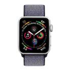 For Apple Watch 46mm / 49mm / 45mm / 44mm xDfind Nylon Loop Hook and Loop Fastener Watch Band(Midnight Blue) - 3