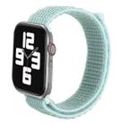 For Apple Watch 42mm / 41mm / 40mm / 38mm xDfind Nylon Loop Hook and Loop Fastener Watch Band(Mint Green) - 1