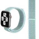 For Apple Watch 42mm / 41mm / 40mm / 38mm xDfind Nylon Loop Hook and Loop Fastener Watch Band(Mint Green) - 2