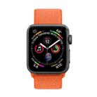 For Apple Watch 42mm / 41mm / 40mm / 38mm xDfind Nylon Loop Hook and Loop Fastener Watch Band(Orange) - 3