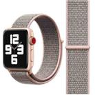 For Apple Watch 42mm / 41mm / 40mm / 38mm xDfind Nylon Loop Hook and Loop Fastener Watch Band(Pink Sand) - 2