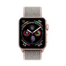 For Apple Watch 42mm / 41mm / 40mm / 38mm xDfind Nylon Loop Hook and Loop Fastener Watch Band(Pink Sand) - 3