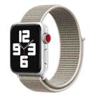 For Apple Watch 42mm / 41mm / 40mm / 38mm xDfind Nylon Loop Hook and Loop Fastener Watch Band(Seashell) - 1