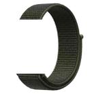 For Apple Watch 42mm / 41mm / 40mm / 38mm xDfind Nylon Loop Hook and Loop Fastener Watch Band(Army Green) - 2