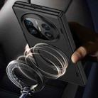 For Huawei Mate X6 GKK Integrated Magnetic Folding Hinge Ultra-thin Phone Case with Rotating Stand(Silver) - 3