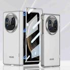 For Huawei Mate X6 GKK Integrated Magnetic Folding Hinge Ultra-thin Phone Case(Silver) - 1