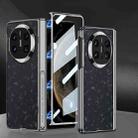 For Huawei Mate X6 GKK Integrated Magnetic Fold Hinge Phantom Leather Nebula Phone Case(Black) - 1