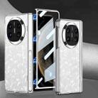 For Huawei Mate X6 GKK Integrated Magnetic Fold Hinge Phantom Leather Nebula Phone Case(White) - 1