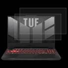 For ASUS TUF Gaming A15 FA507NVR 15.6 2pcs 9H 0.3mm Explosion-proof Tempered Glass Film - 1