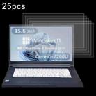 For Fujitsu A577 15.6 25pcs 9H 0.3mm Explosion-proof Tempered Glass Film - 1