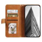 For OPPO Reno13 Pro Simple 6-Card Wallet Leather Phone Case(Brown) - 3