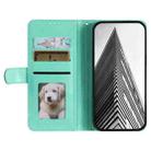 For OPPO Reno13 Pro Simple 6-Card Wallet Leather Phone Case(Green) - 3