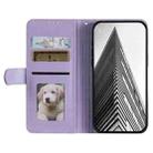 For OPPO Reno13 Pro Simple 6-Card Wallet Leather Phone Case(Purple) - 3